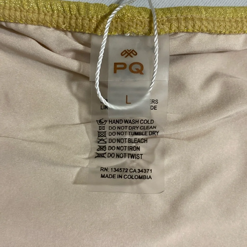 PILYQ Haven Luna Wave Top & Haven Tie Full Bottom Bikini Set Women's Size L - Picture 10 of 12